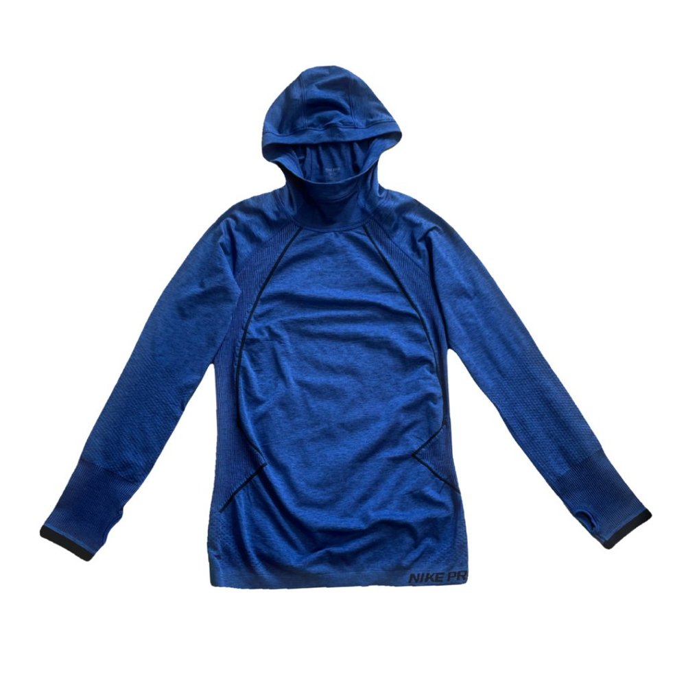 NWT Nike Pro Hooded Long Sleeve Shirt Pullover Women's Large